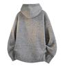 Men's Hooded Cardigan Sweater: Autumn/Winter Trendy Loose Heavyweight Casual Knitwear.