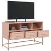 Pink TV Stand 100.5 X 39 X 60.5 Cm Steel