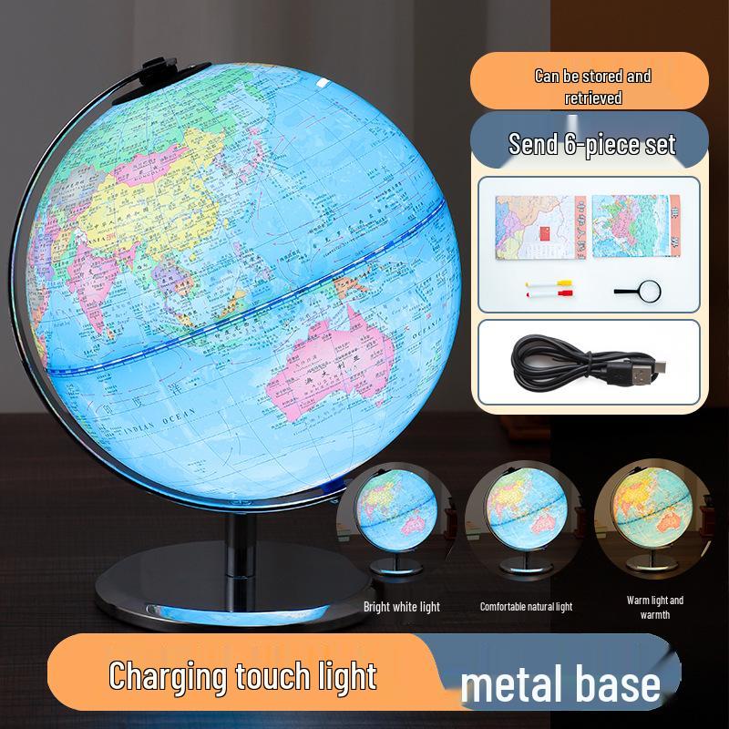 Globe Piggy Bank: Large Capacity Ornament for Men, Women, and Kids - Ideal June 1st Gift