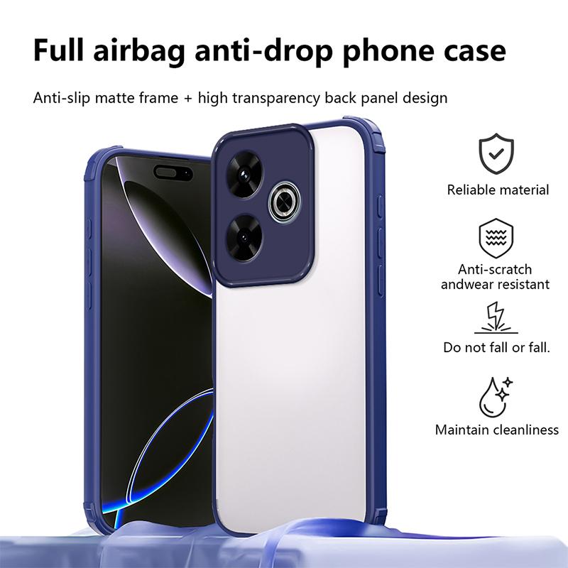 For Redmi A3 Pro A3X Ultra Thin Clear Acrylic Phone Case For Redmi 15 14C 14R 13 13C Transparent Shockproof Cover For Redmi 12