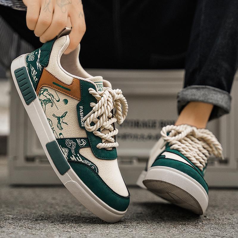 Large Size Men's Shoes Autumn and Winter Canvas Shoes 45 Student Board Shoes 46 National Trendy Youth Size 47 Breathable Men's Casual Shoes