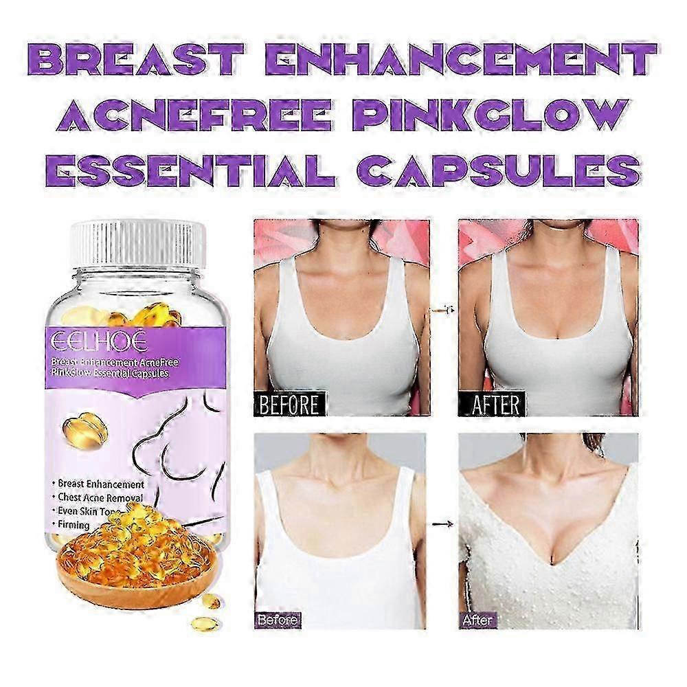 For Breast Enhancement Oil Capsule Breast Firming Tightening Massage Bigger Chest Lift Oil Fast Growth Breast Bigger Capsules Feel
