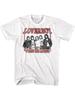 Tour Loverboy White Cotton  To  Tee Shirt Gift For Fan