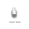 Wholsale 10pcs/lot Stainless Steel Lock Charm Fit Necklace Bracelet Padlock DIY Charm Pendant Jewelry Making