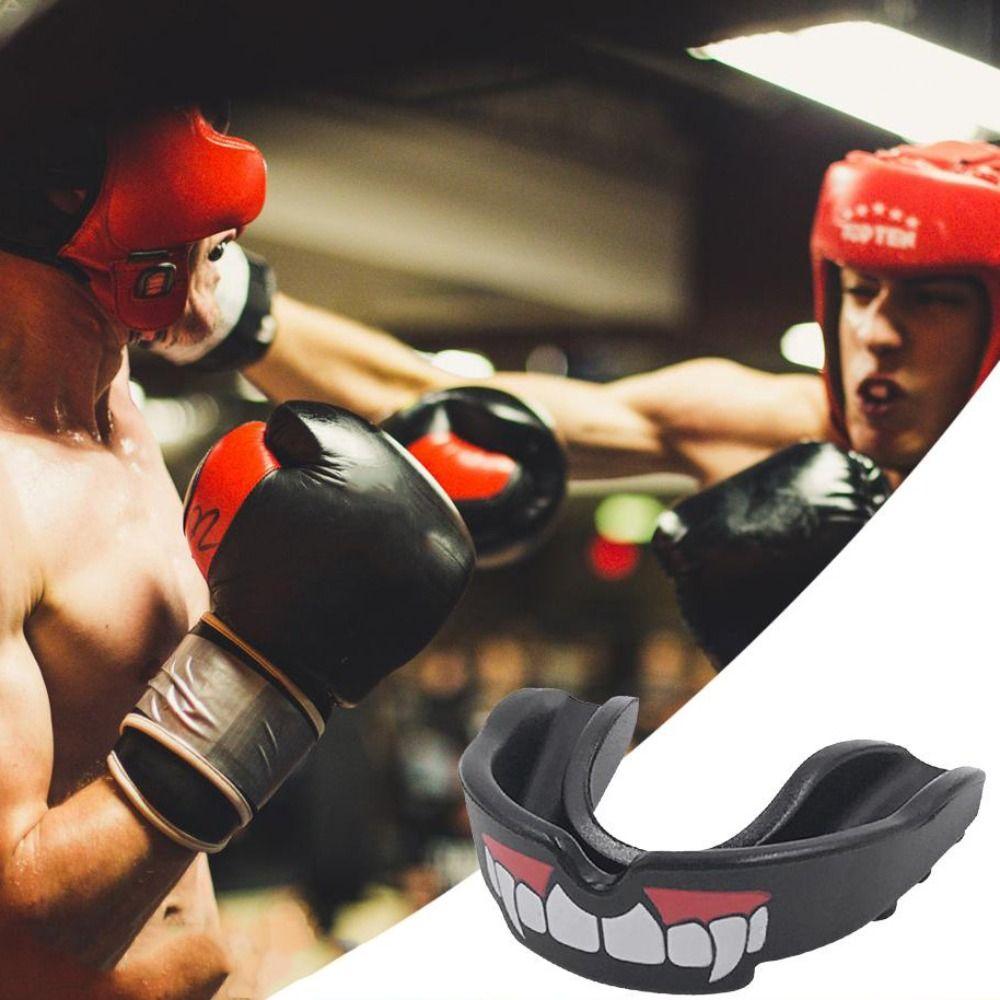 Black Blue Green Teeth Protection EVA Rugby New Boxing Gum Shield  Unisex