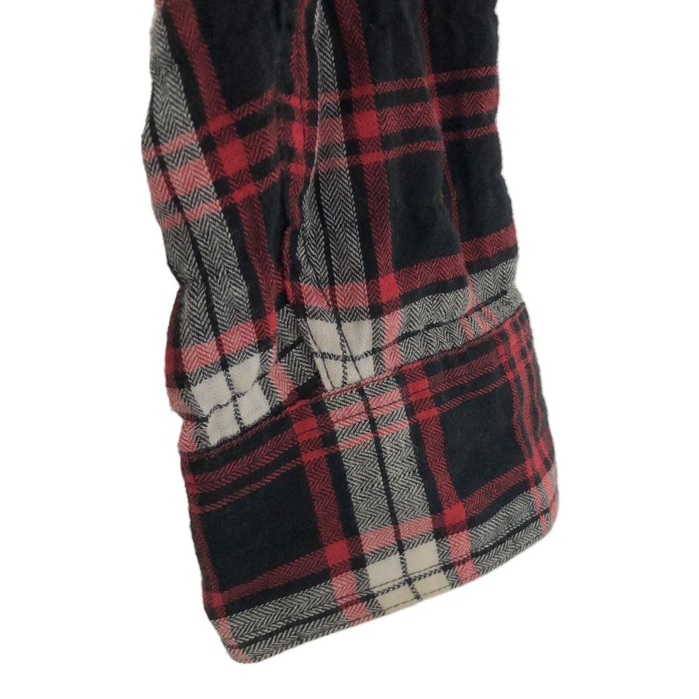 Uniform Experiment Made In Japan Check Long Sleeve Hooded Cotton Shirt 1 Men's Used