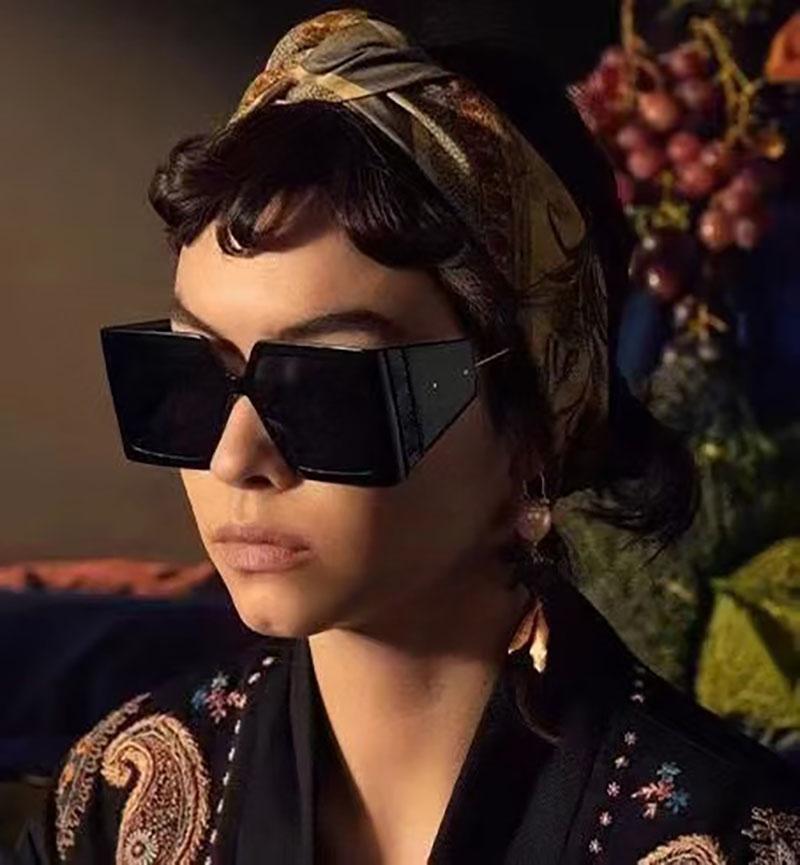 European American Style Sunglasses Woman Square Shape Anti-glare Man Sun stylish Glasses Sunglasses for ladies
