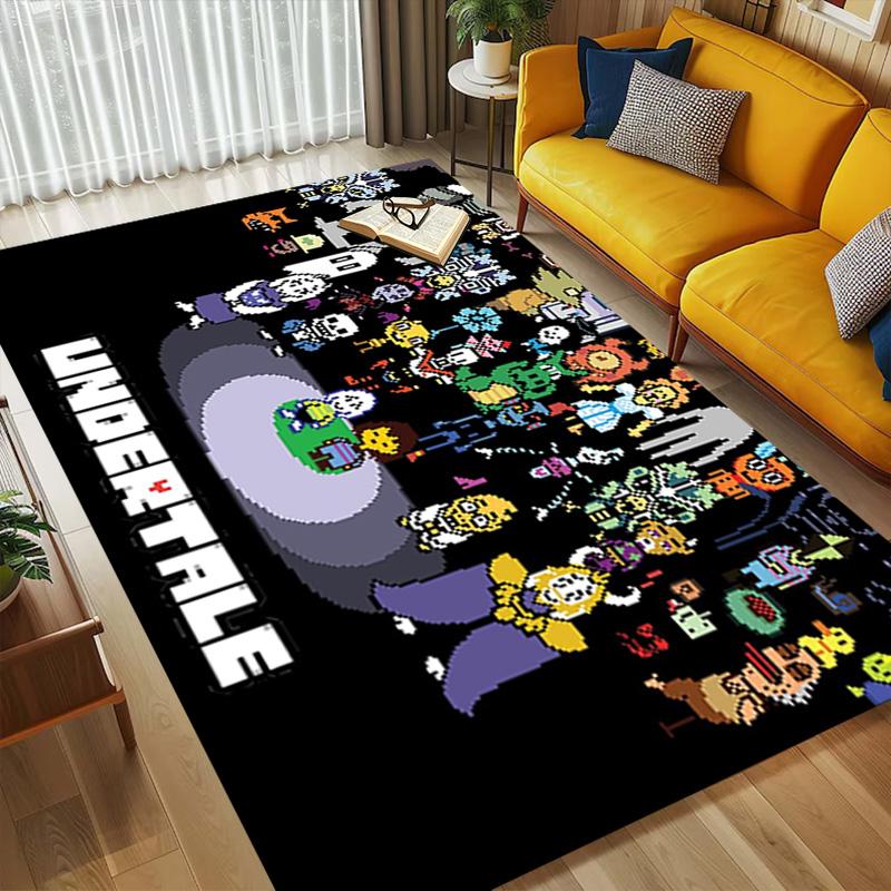 Undertale Party Living Room Nonslip Area Rug Soft Carpet For Bedroom Game Playroom Sofa Office Home Decor Doormat Christmas Gift C930804