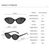 New Luxury Brand Design Fashion Cat Eye Sunglasses Men Women Unisex Retro Trending Outdoors Street Photography Sunglasses UV400