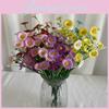 Artificial Mini Daisy Bouquet With Silk Material For Diy Crafts And Party Decor