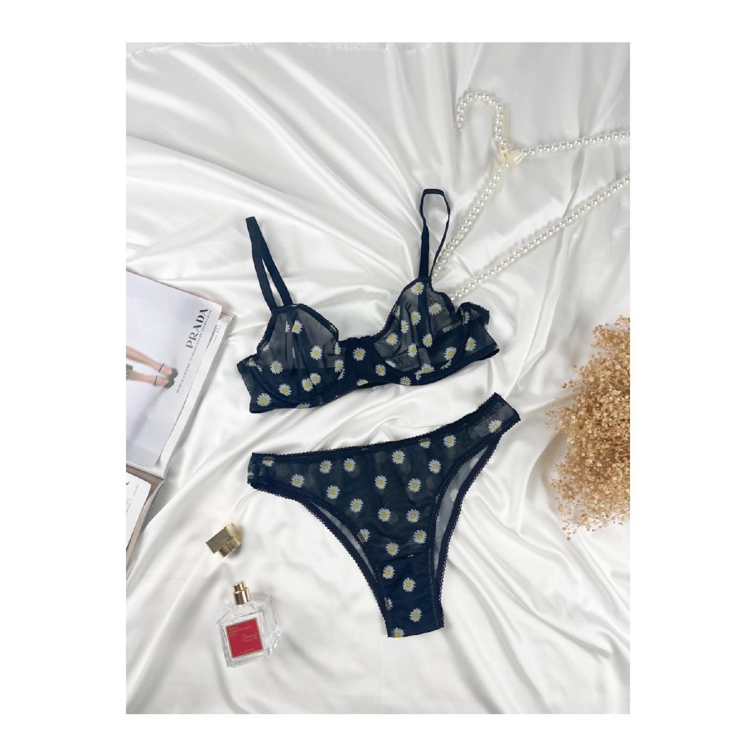 

Комплект бра на косточках с ромашкой-80288 80 ализарин красный