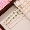 Style Colorful Crystal Beads Eyeglass Holder Anti Drop Multicolor Sunglass Lanyard Straps Nonslip Mask Strap Eye Accessories