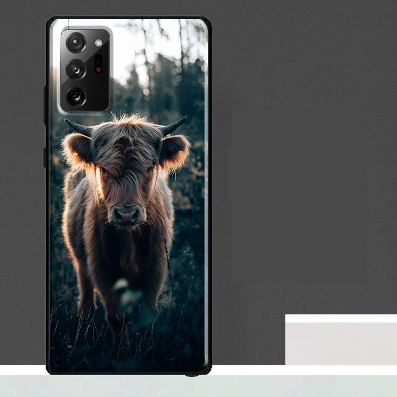 Hochlandrinder Hülle Für Samsung Galaxy S25 S24 S23 Ultra S9 S10 S20 S21 S22 Plus S23 FE S25 FE Handyhülle