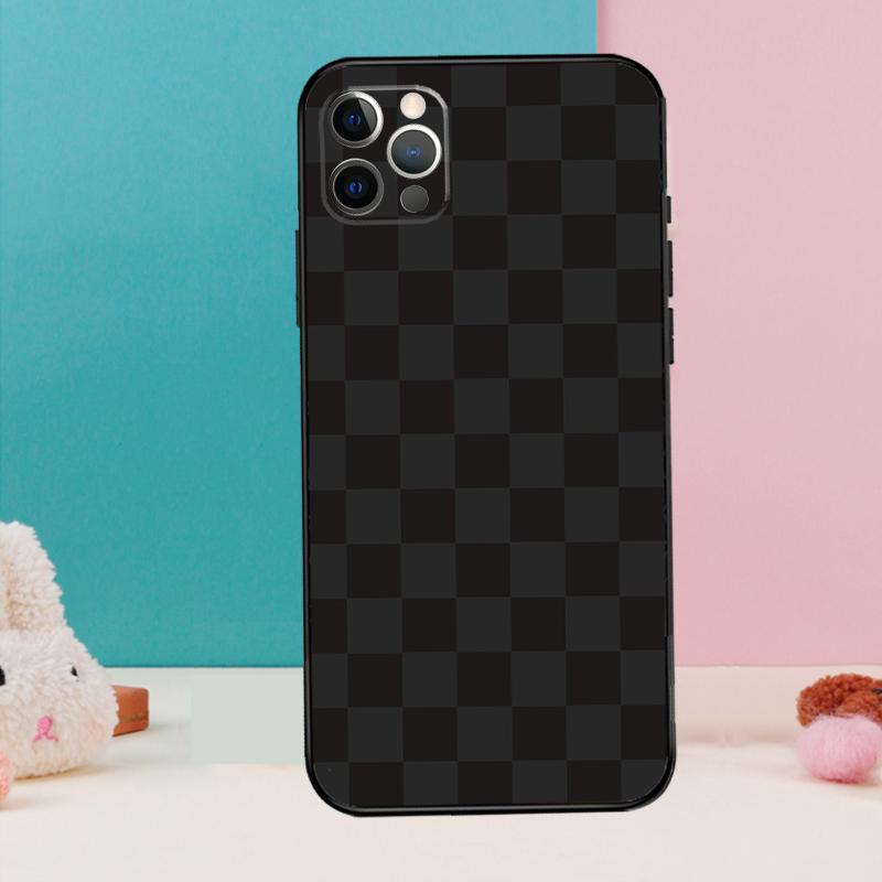 Checkerboard Checkered Board Phone Case For iPhone 17 Air 16 15 14 13 11 12 Pro Max 12 13 mini 15 16 Plus 16e Cover Coque