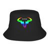 Rafael Nadal RN Rafa Bucket Hat Summer  Retro Fisherman Hats For Unisex Portable Fishing Caps Outdoor Graphic Sun Hats