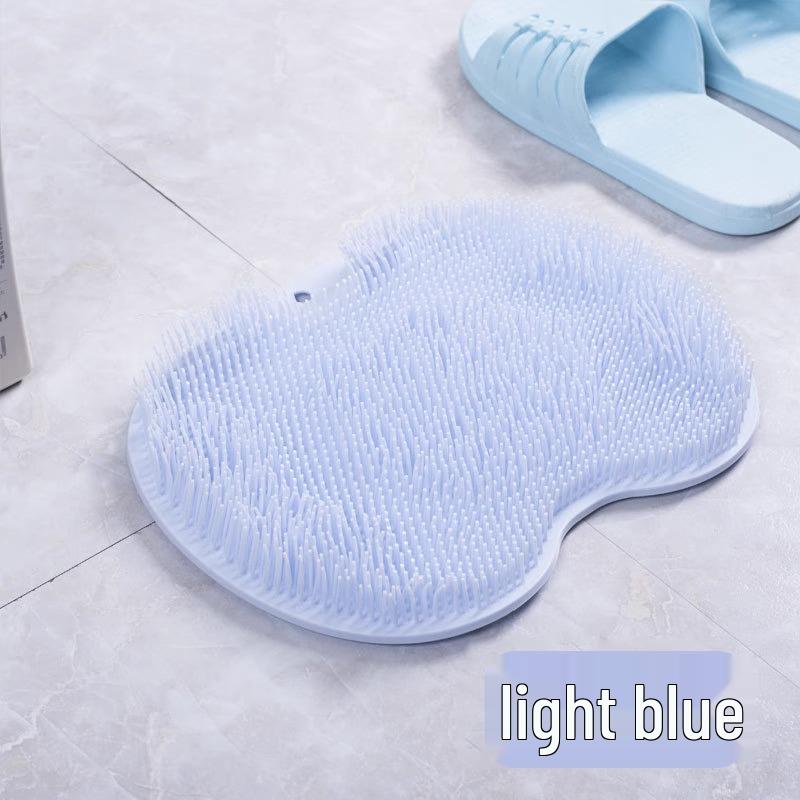 

Нескользящая подушечка для мытья ног и спины для легкого массажа и очищения в душе синий