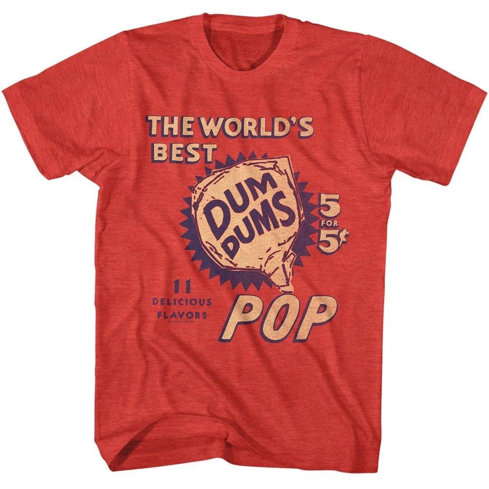 Dum Dums Five For Five Red Heather Brands Children s T-shirt 100
