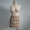 2025 Women's High-Waisted Plaid Bodycon Pencil Mini Skirt