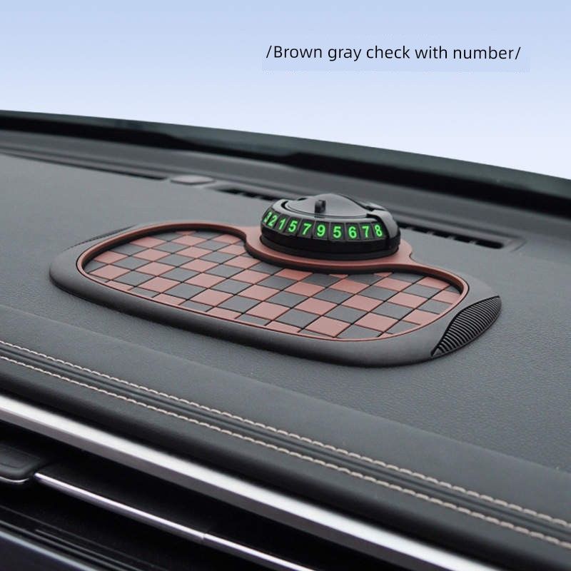 Return Four-in-One on-Board Bracket Car Navigation Mobile Phone Holder Multi-Functional Non-Slip Mat Parking Number Plate