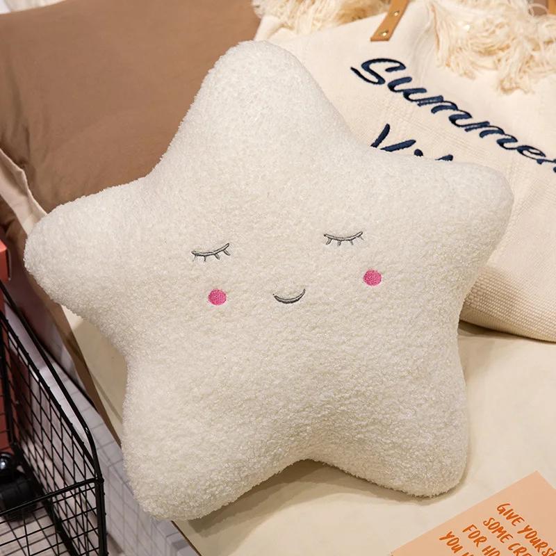 New Stuffed Cloud Doughnut Star Plush Pillow Soft Cushion Toys for Children Baby Kids Girl Christmas Gift Room Car Decor