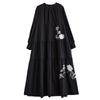 Elegantes Kleid mit Blumenmuster, Damenmode, Abaya, Kaftan, Sommerkleid, Frau, lässiges Kleid mit Rüschensaum