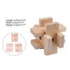 9Pcs Wooden Brains Teasers Puzzle Logics Mind Puzzle Box Locks Removing Assembling Toy for Party Decoration