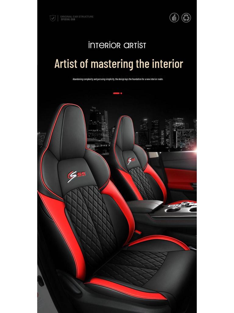 CS55PLUS Third-Gen Seat Cover: Luxurious, Lightweight, Full-Coverage Cushion for All Seasons