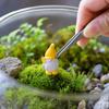 Gartenzwerg Figur - Gelber Zwerg für Gartenterrarium Dekoration