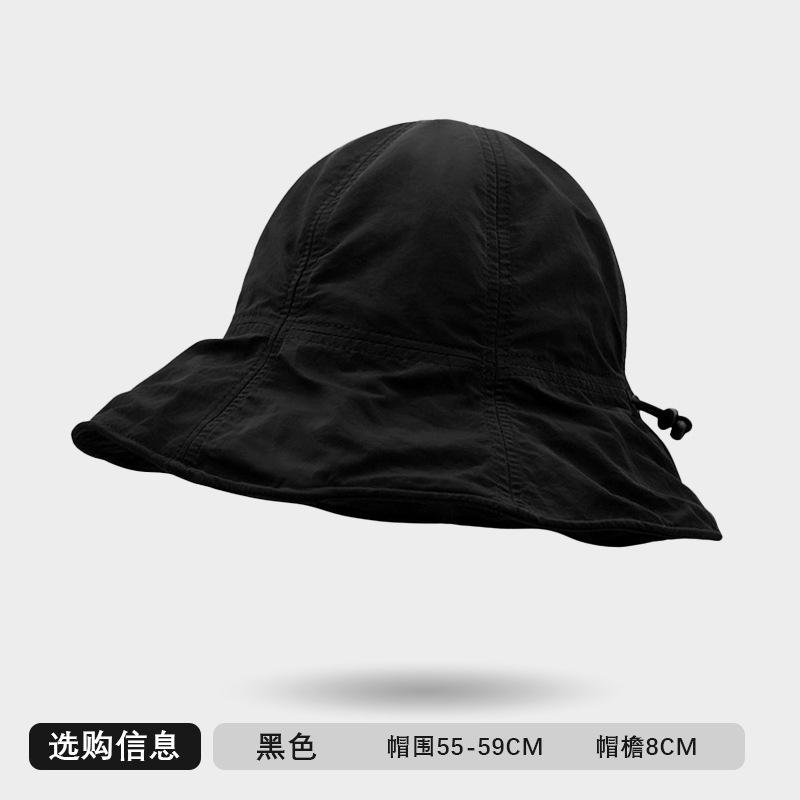 

Fashionable Women s Fisherman Hat, Outdoor Breathable Sun Hat One Size чёрный