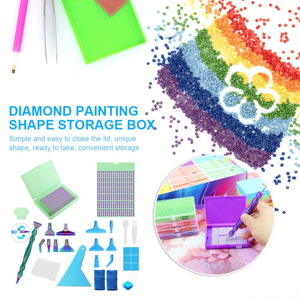 Diamond Painting Tool Set Diamond Sorting Box Diamond Painting Beads Sorting Case Diamond Painting Art Drilling Pen for Adults