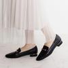 HIMIKO Heel Shirring Soft Loafers 631102 Black 230 / /