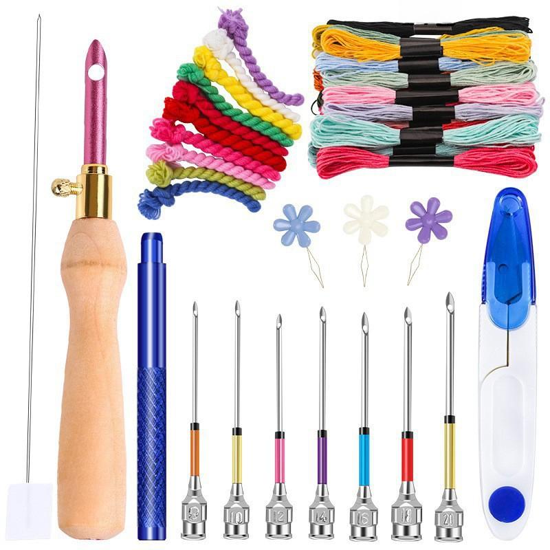 

Набор для вышивания, игла для вышивания, инструмент для шитья, волшебная игла для вышивания, ручка, ткацкий инструмент, Вязание, швейные инструменты для DIY, крючок для ковров