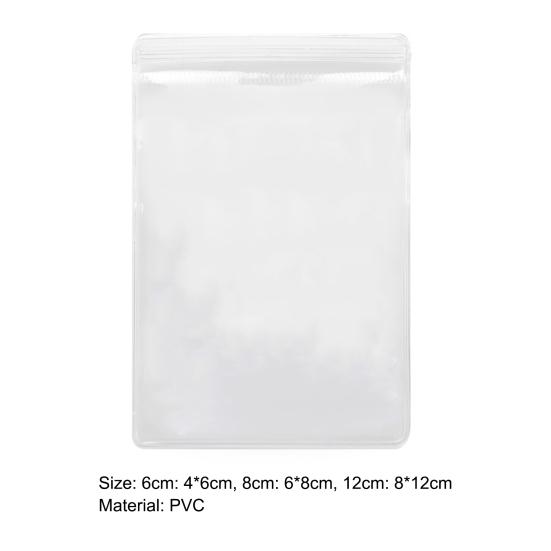 10Pcs Jewelry Storage Bag Self Seal Multi-purpose PVC Visible Antitarnish Jewelry Rings Earrings Packing Storage Pouch for Gift