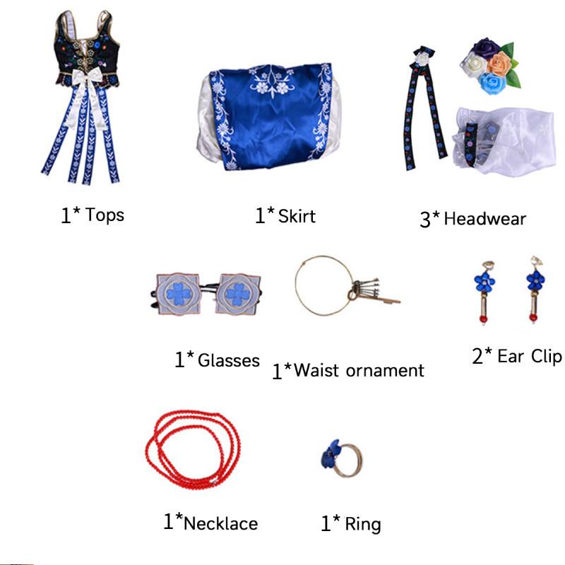 

Identity V Вера Наир Косплей Костюм С Аксессуарами Полиэстер Игры Женщины XS