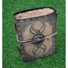 Pakke med 2 vintage lærjournal grimoire keltisk heks stein lær Book of Shadows