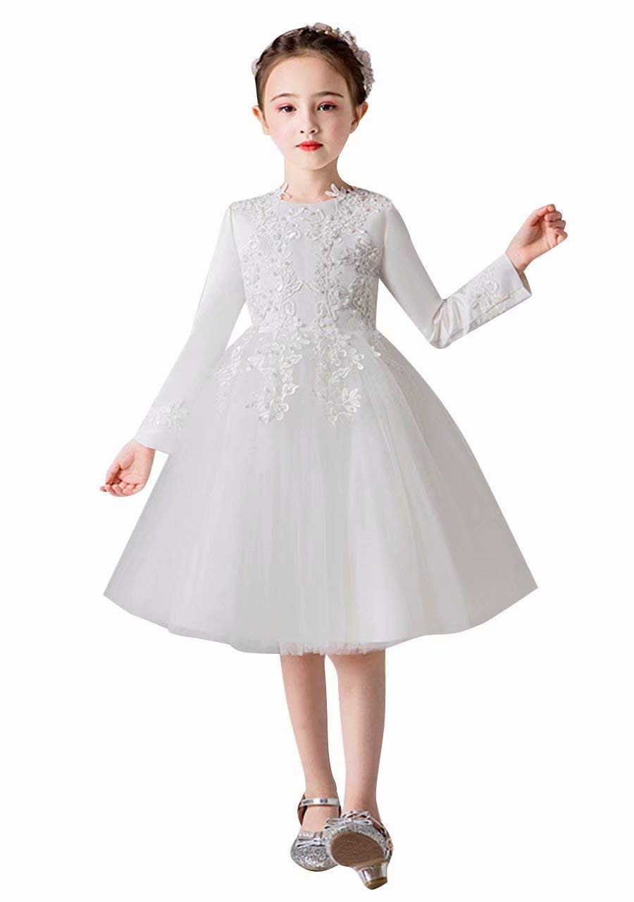 

OMZIN Формальное платье для Идеально для Фортепиано и Размеры и Платье принцессы с Размером Флисовая подкладка Детское для Девочек, Концерты, Свадьбы, Соревнования, Вечеринки,