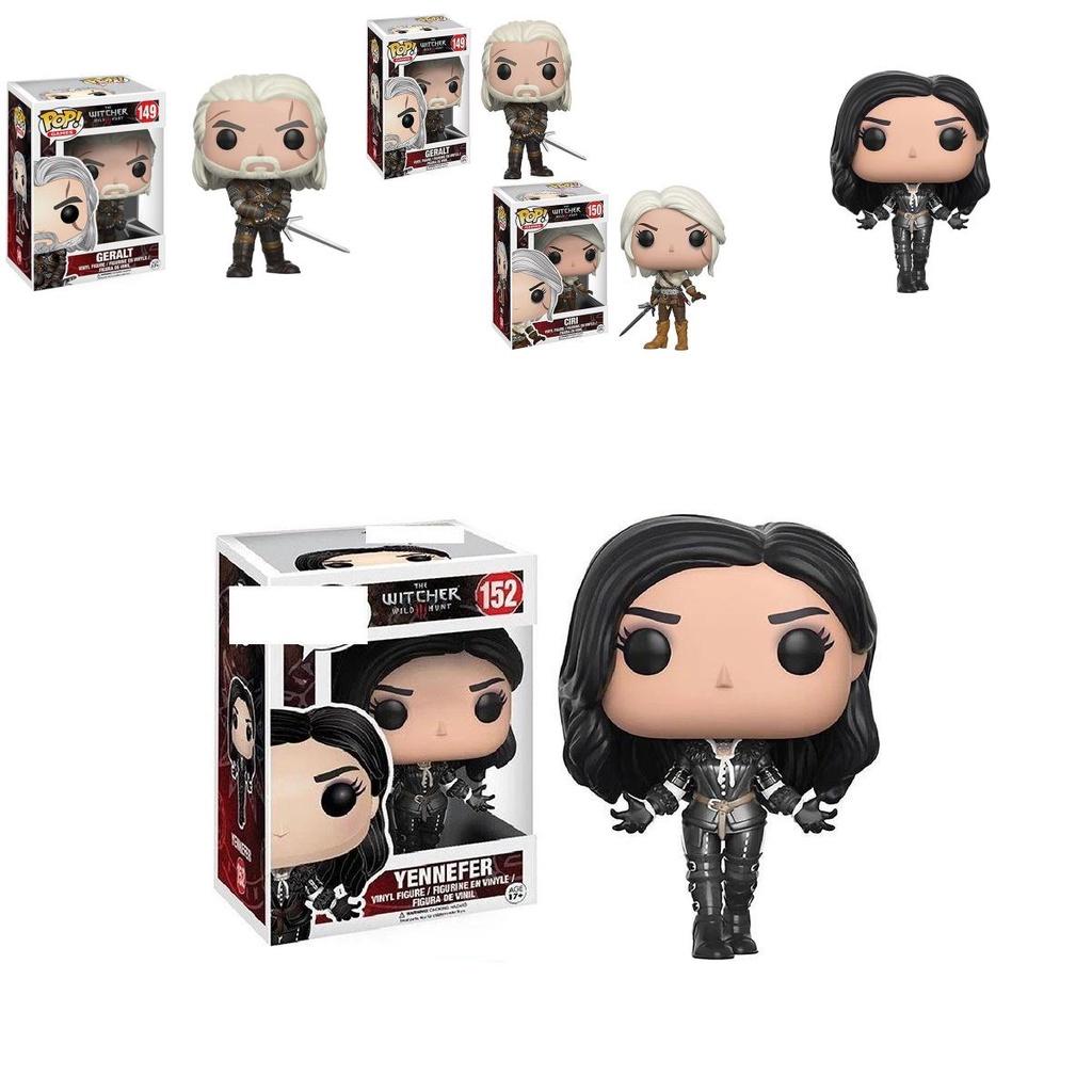 Відьмак 3 Дике полювання Funko Pop Цірі Геральт Єніфер Міні фігурка Лялька Іграшка Діти З коробкою