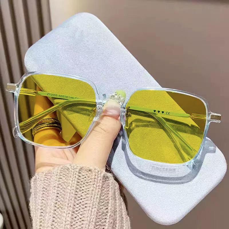 Mote Populære Oversized Nattbriller Myopi Briller Kvinner Menn Dag og Natt Syn Nærsynthetsbriller Lysne Kjøring om Natten