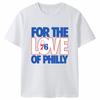 Philadelphia 76ers Squadra di Pallacanestro Abbigliamento da Allenamento a Maniche Corte Periferico T-shirt Sportiva Uomo Donna Oversize Allenamento Sportivo Abbigliamento Femminile Maschile