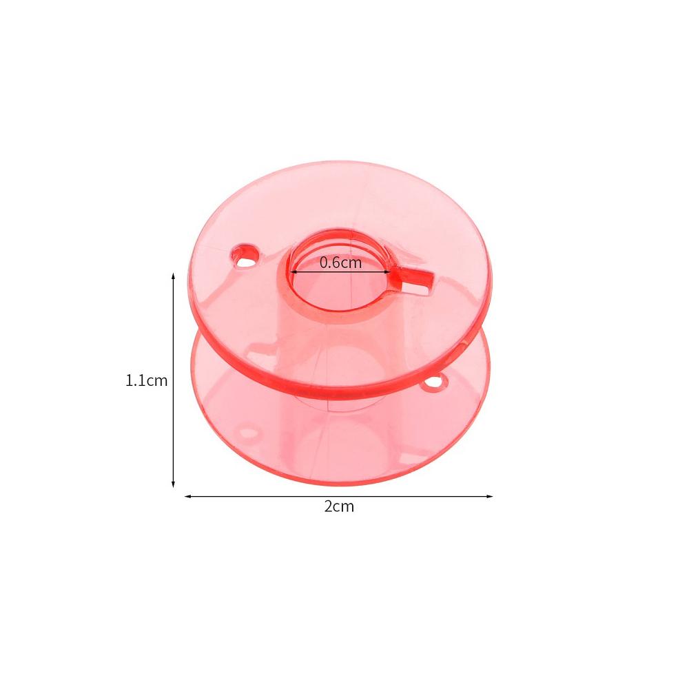 10/20Pcs Home Transparent Multi Color Sewing Machine Bobbins Spools Empty Bobbins Spools DIY Embroidery Sewing Accessories