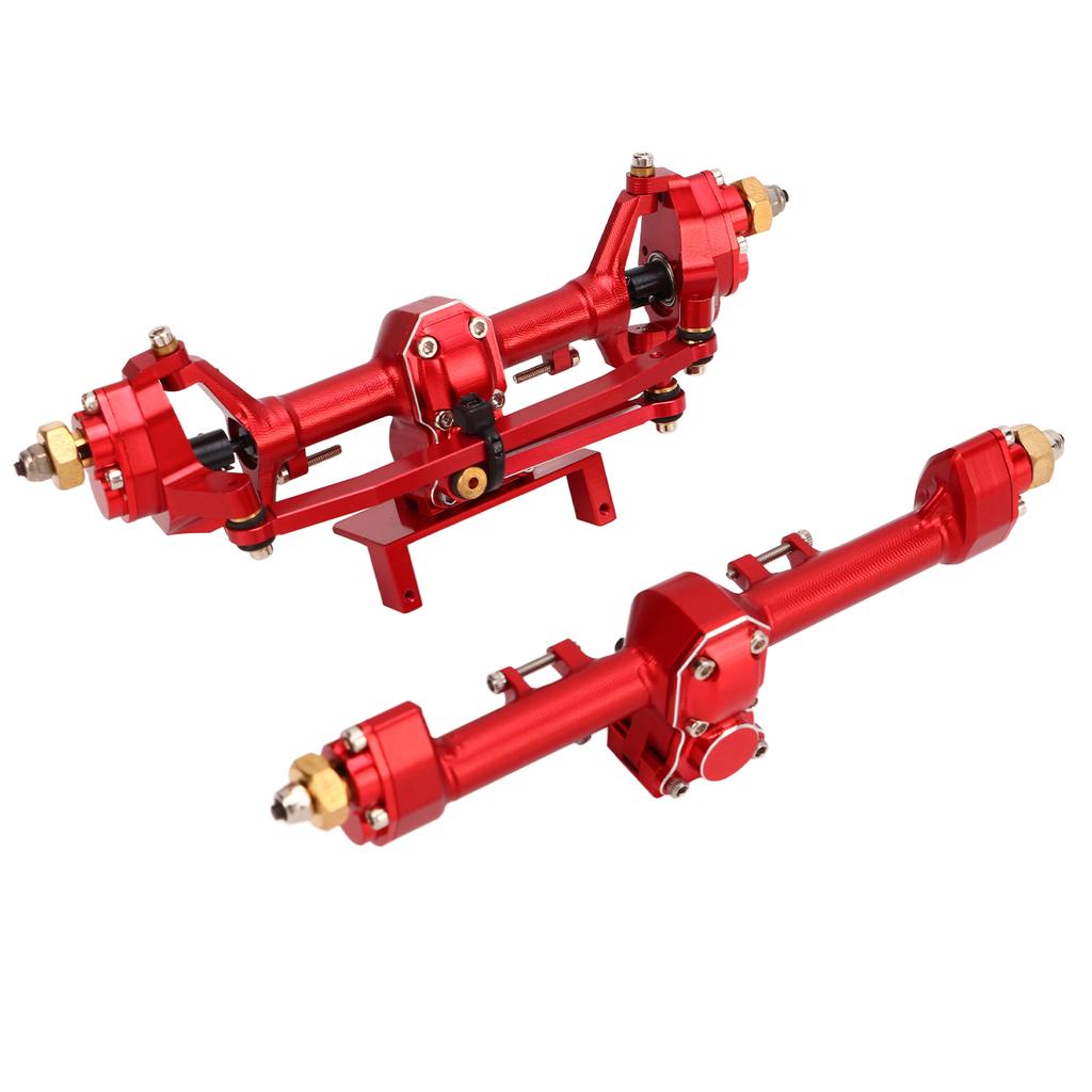 RC Front Rear Axle Assembly CNC Machined Hardened Steel Aluminum Alloy RC Front Rear   Axle for   SCX24 1Celsius24