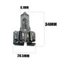 2Pcs H2 Bulb Clear Glass Lamp Foglight Auto Lights 12V 55W 100W 24v 70W
