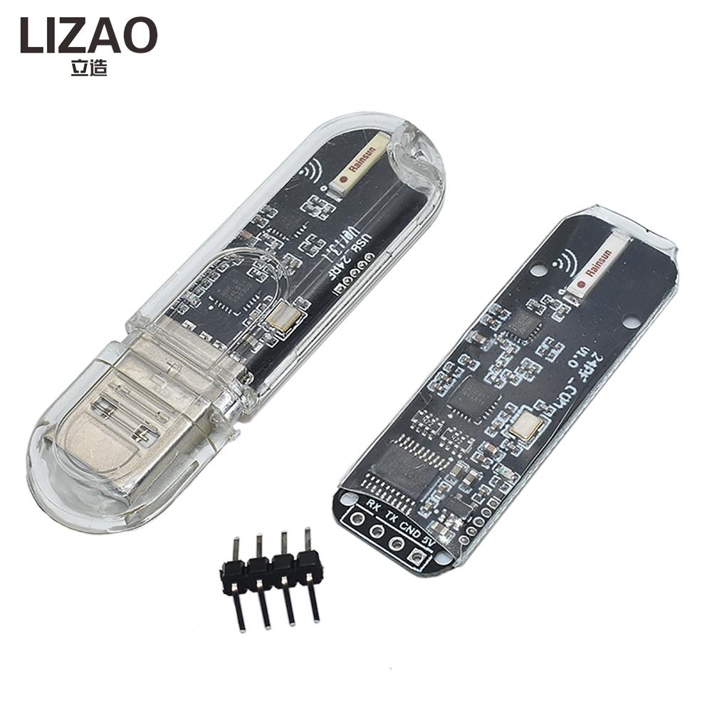 LIZAO NRF24L01 Wireless Serial Port Module, TTL/USB to 2.4G Digital Transmission Module for Remote Control Development