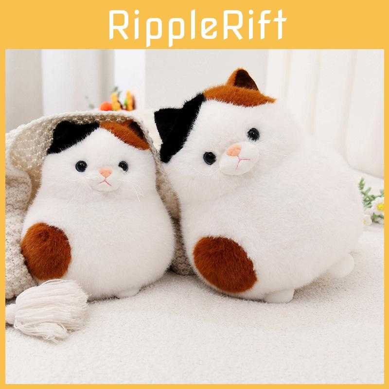 Adorable Plush Cat Pillow Toy Soft And Cuddly White Kitty Stuffed Animal For Kids
