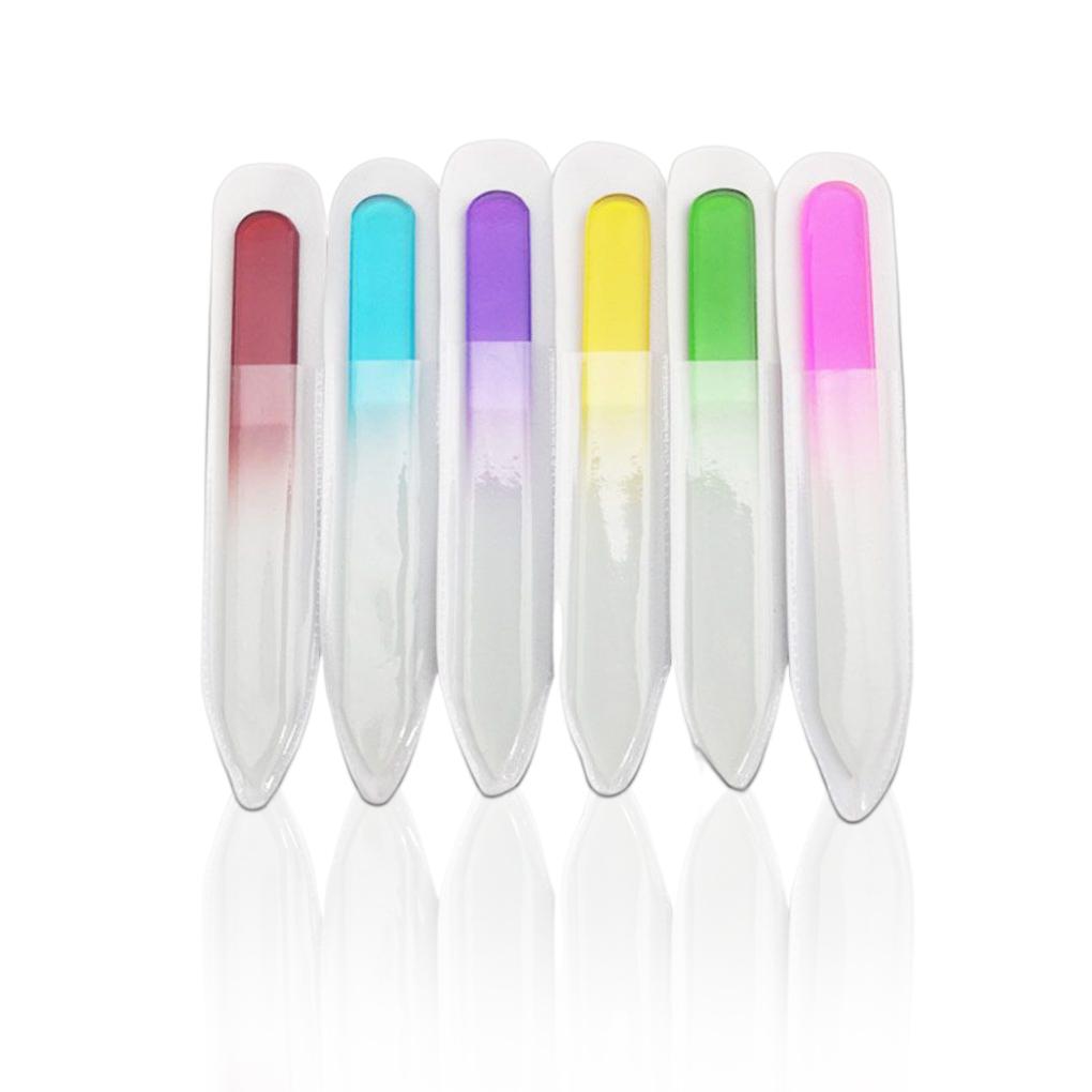 6PCS/Set Nail File Frosted Wear-resistant Flexible Washable DIY Handicrafts Glass Nail Art Manicure Tools Women