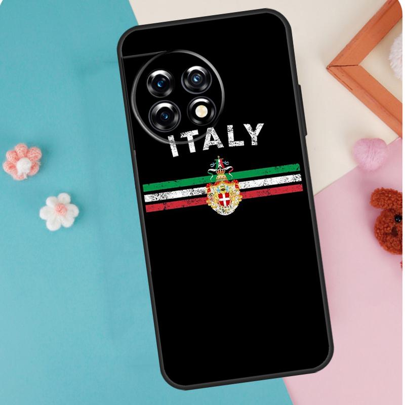 Italy Flag Case For OnePlus 13T 10T 8T 10R 12R 13R 15R 11 12 13 15 Nord CE 5 2 3 4 Lite N20 N30 Cover