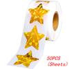 50-500pcs Colorful Star Stickers for Kids Reward School Classroom Adhesive Holographic Star Stickers for Teachers DIY Cr Practical Use