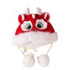 Kinder Plüsch Drachenmütze mit Ohrenschutz - Winter Warm Cartoon Stil für Jungen, Mädchen, Babys