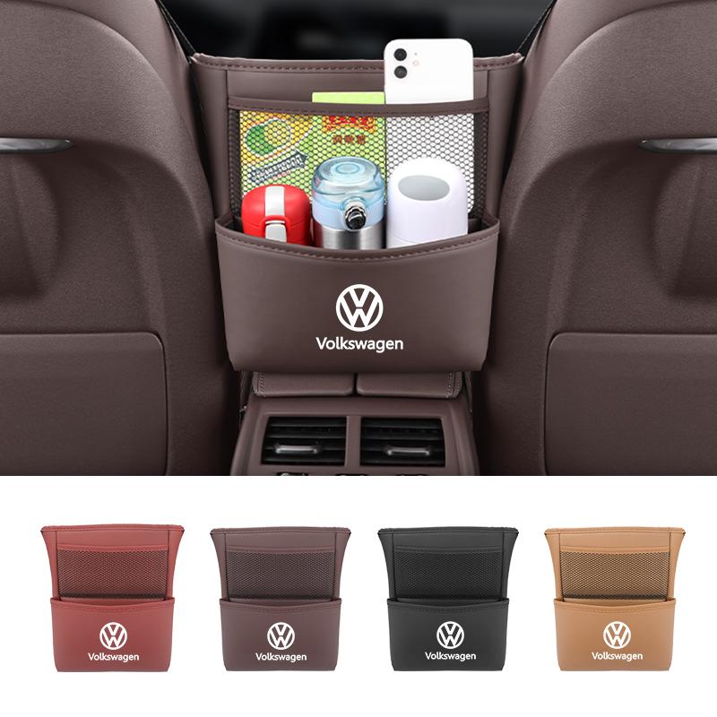 Large Capacity Car Center Console Seat Storage Bag For VW GTI Polo Passat Scirocco Tiguan T-ROC Touareg Touran CC Sportcoupe zw9
