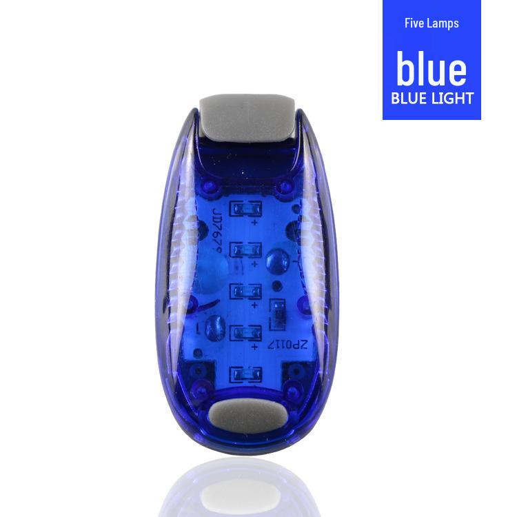 

Multi-functional LED Cycling Tail & Helmet Light - 5-Mode Warning for Outdoor, Night Running, & Backpack Use.